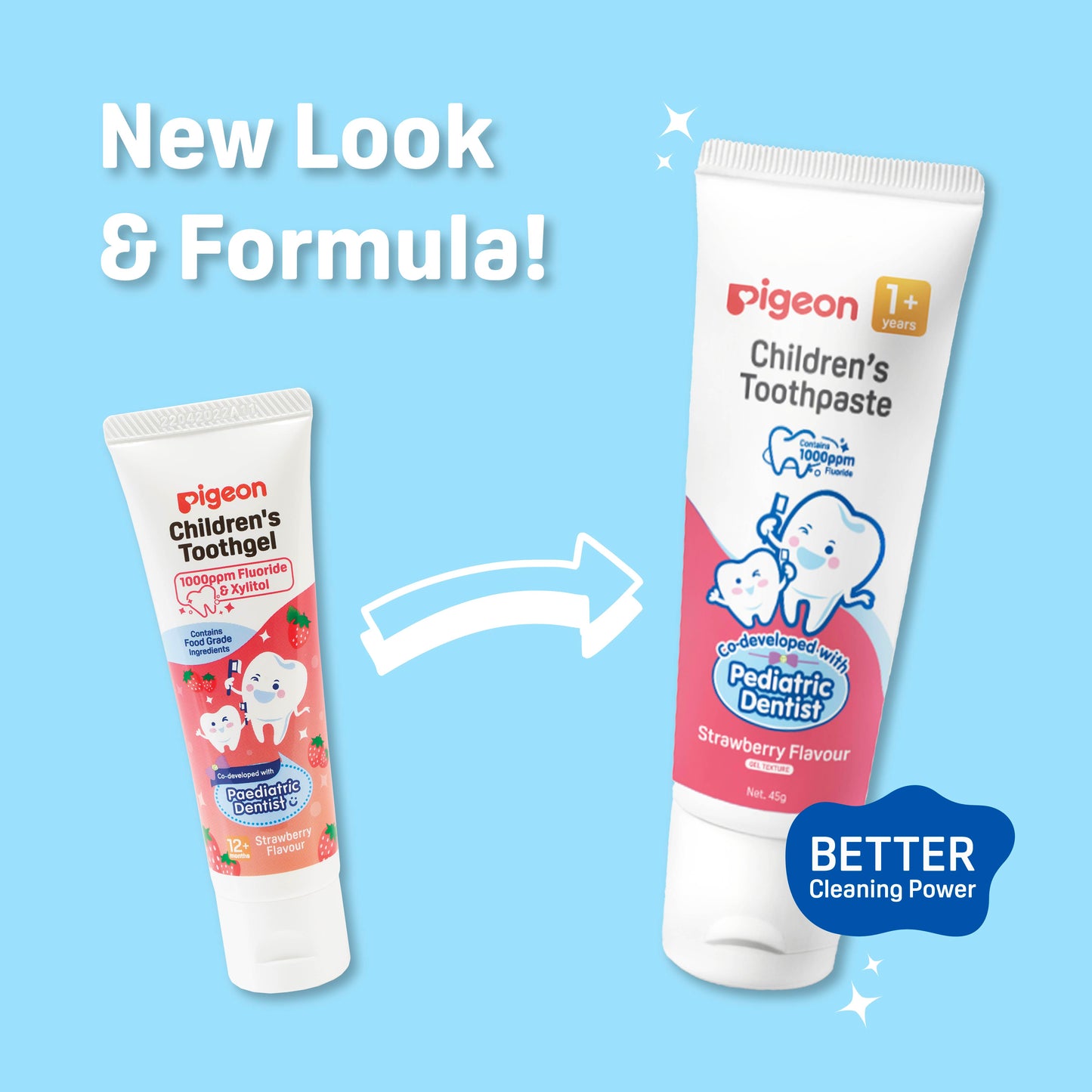 Children's Toothpaste For 1+Years - Strawberry Flavour