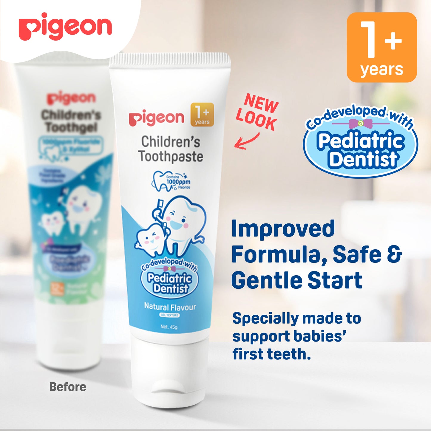 Children's Toothpaste For 1+Years - Natural Flavour