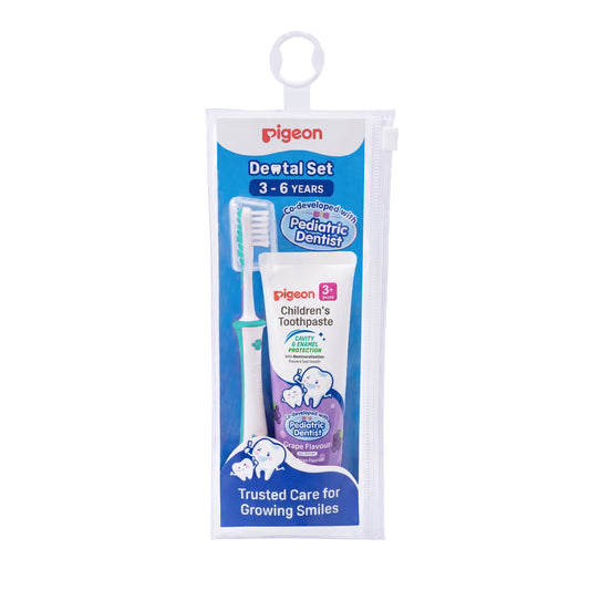 Children's Dental Set For 3+Years - Grape Flavour