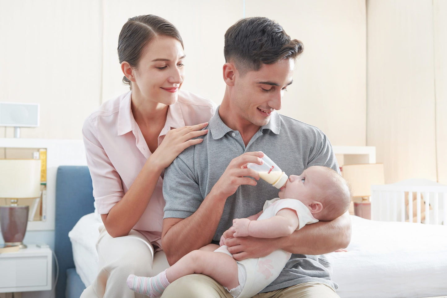 Flexible Slim Neck Nursing Bottle PP 240ml (Outlet Return Stock)