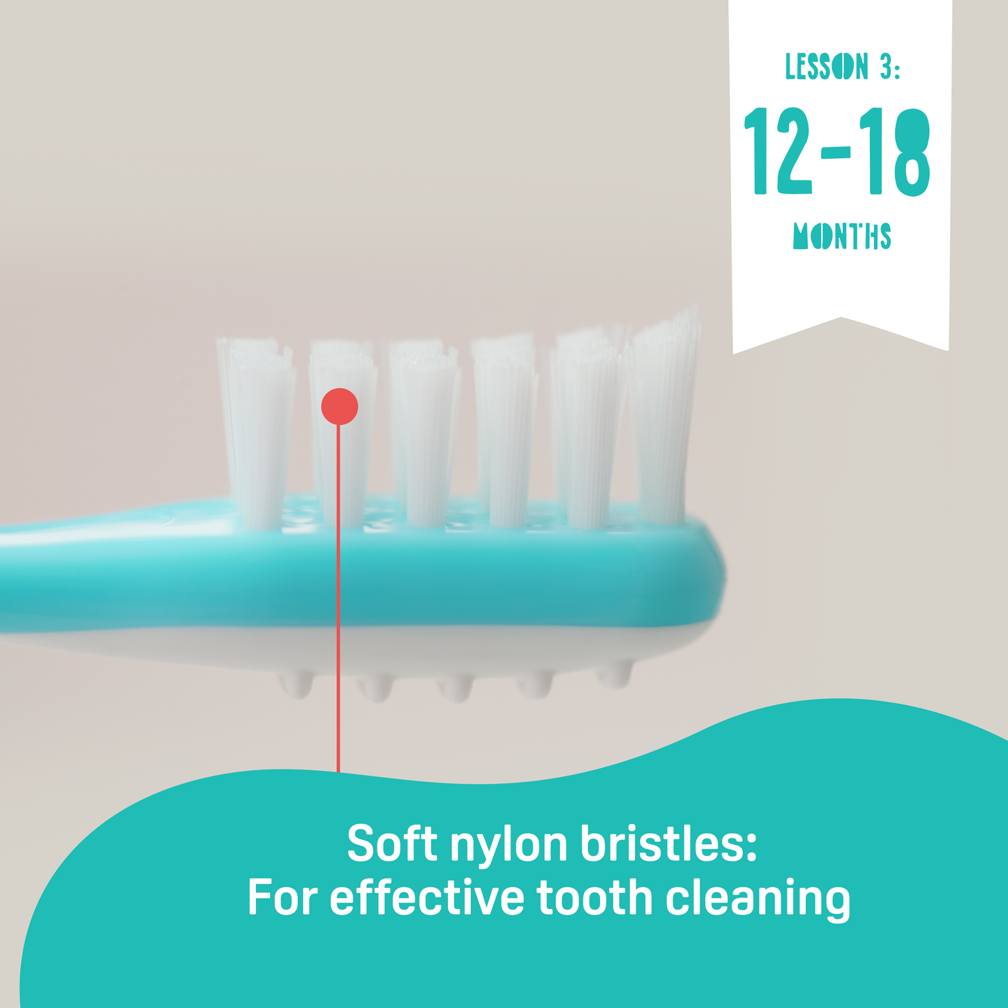 Training Toothbrush Lesson 3 Pink