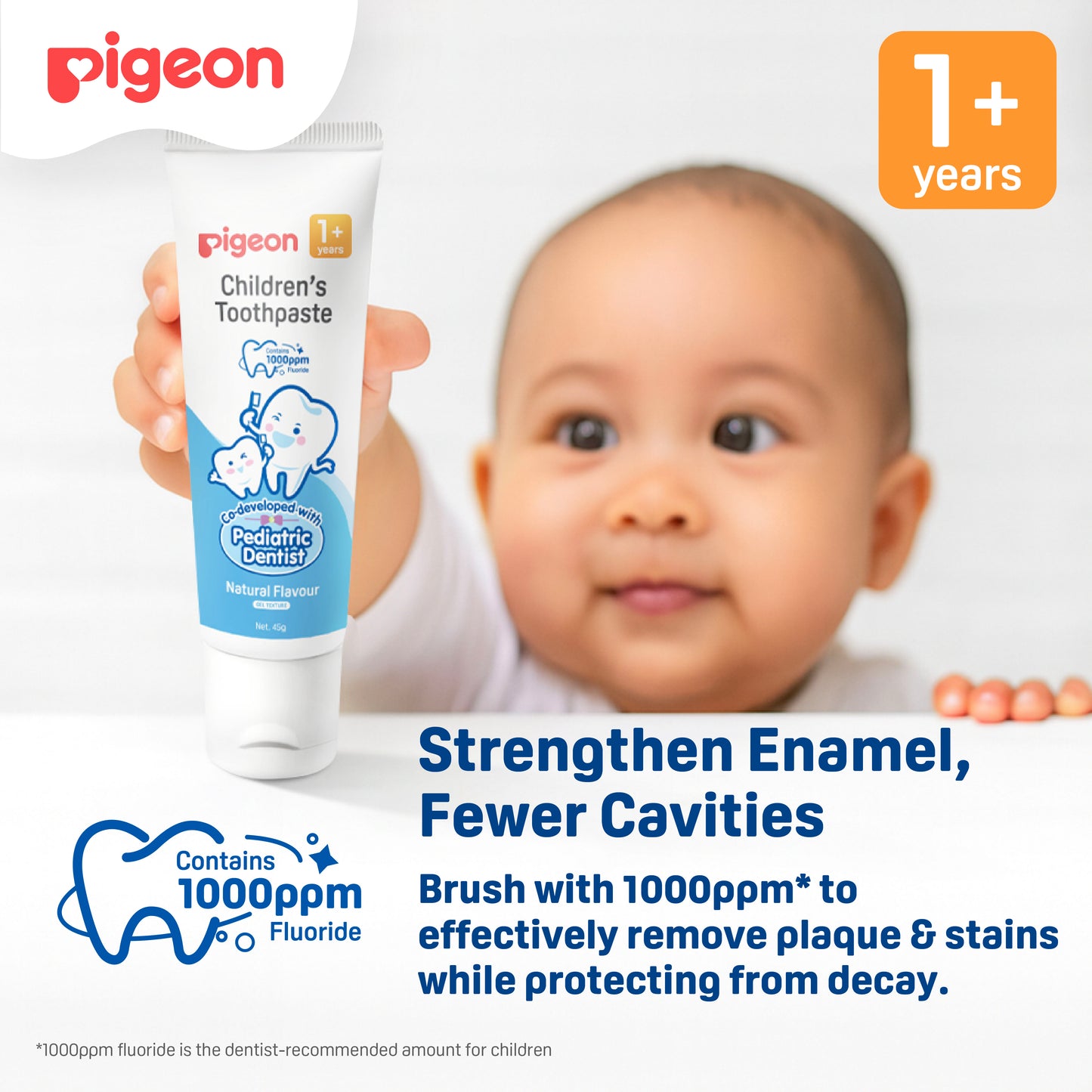 Children's Toothpaste For 1+Years - Natural Flavour