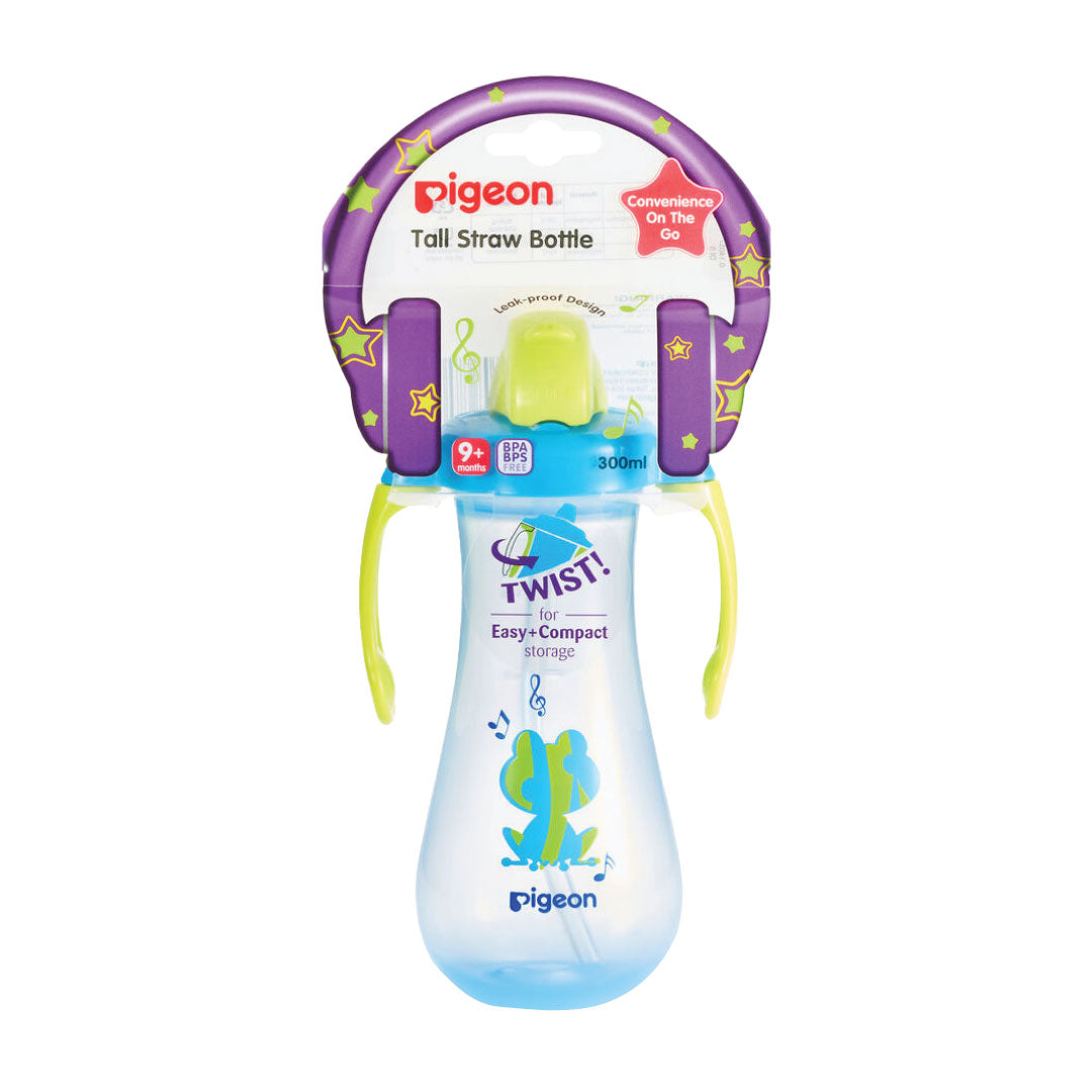 78087_Tall-Straw-Bottle-Twist-Handle-Blue-Frog-300ml