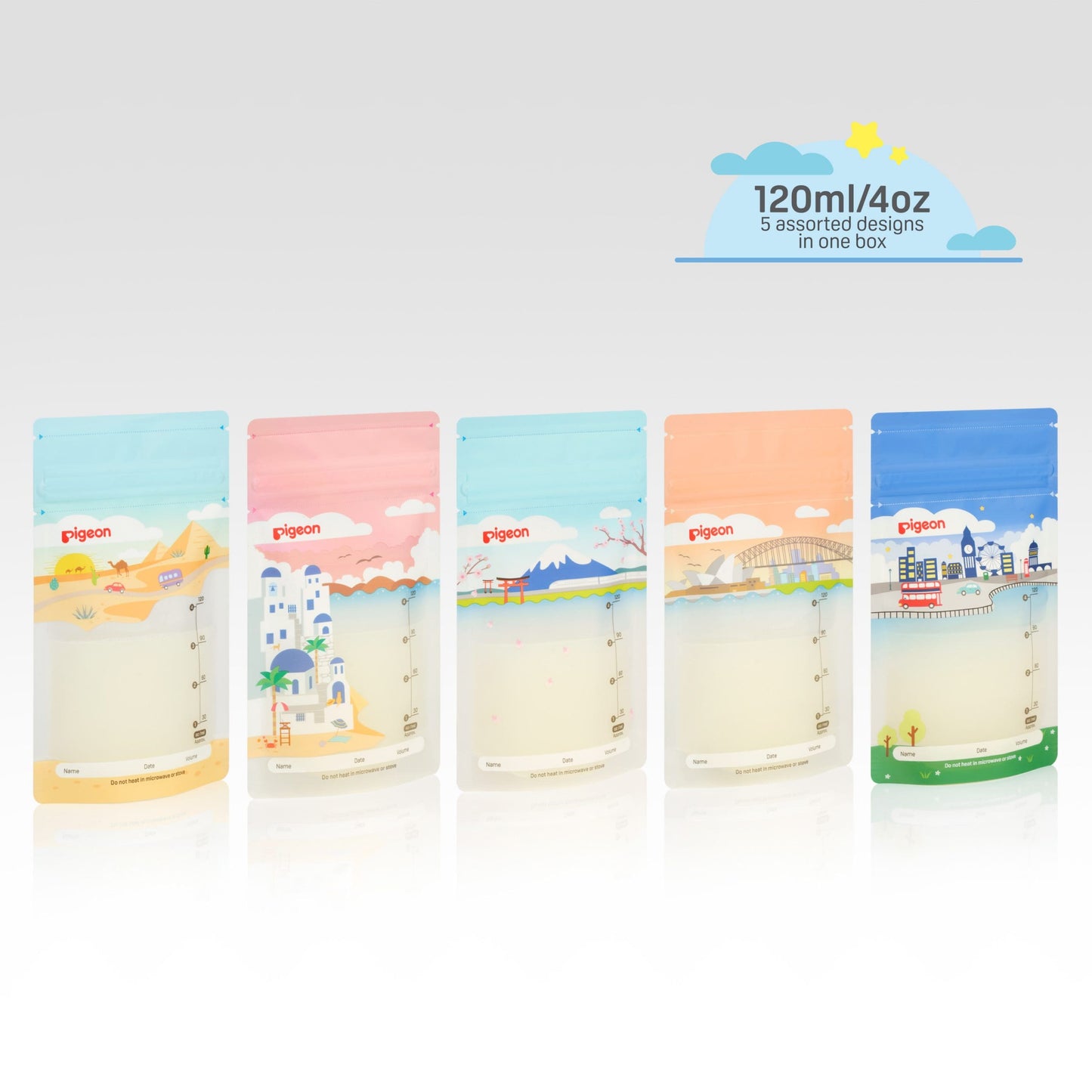 Breastmilk Storage Bags Holidays 120ml