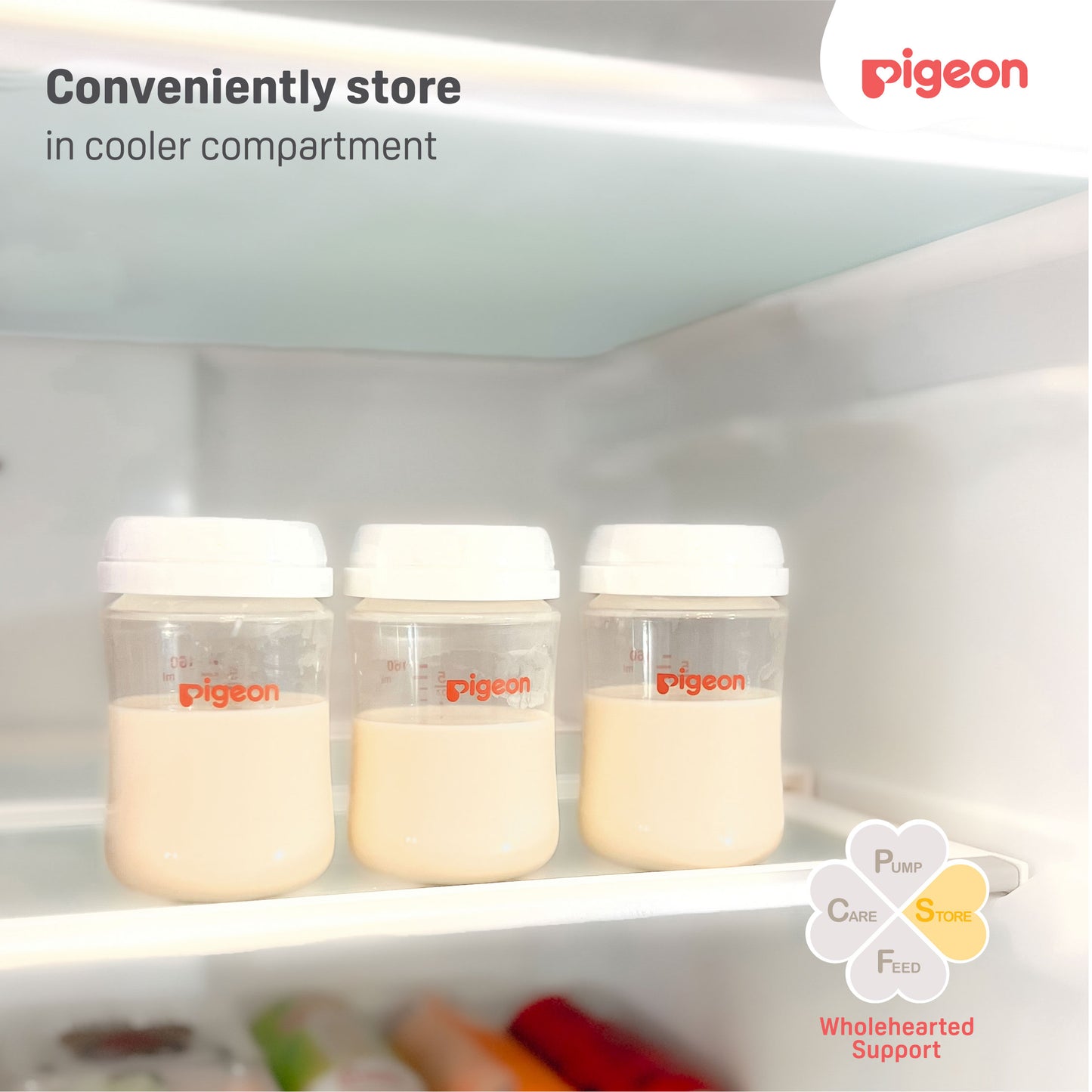 Breastmilk Storage Bottle WN 160ml(3pcs)