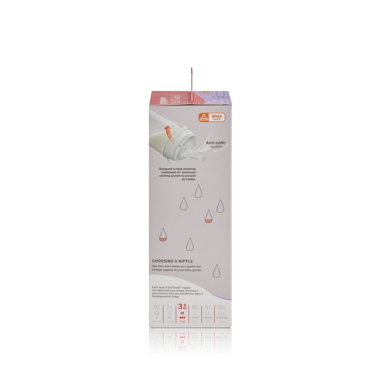 SofTouch™ T-Ester Nursing Bottle - Dewdrop 300ml