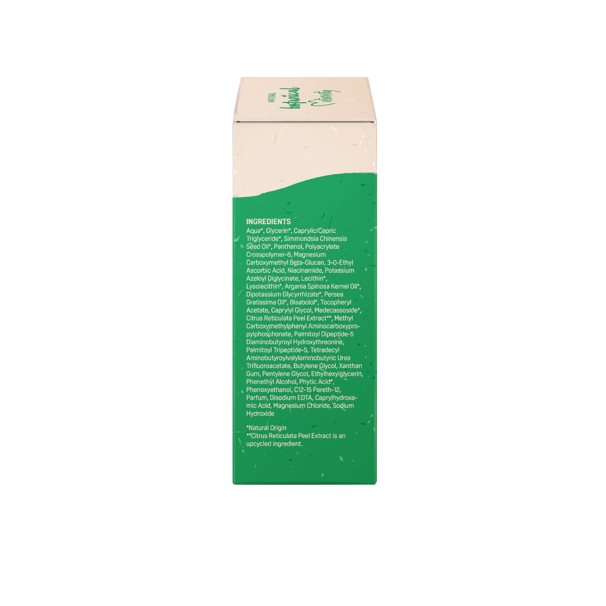 Natural Botanical Maternity Stretch Marks Serum Right Packaging