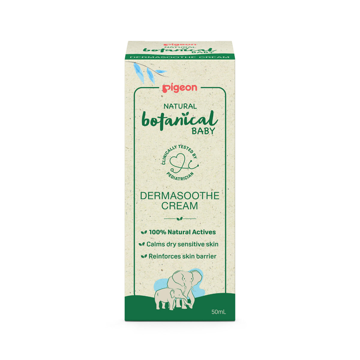 Natural Botanical Baby DermaSoothe Cream 50ml Box Front