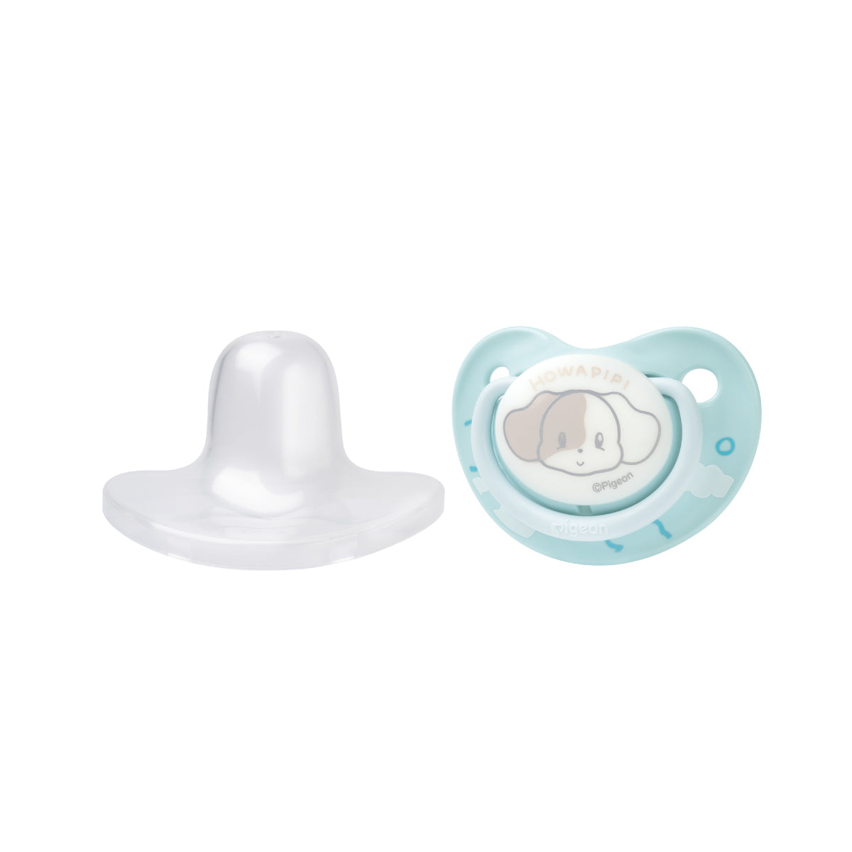 Pigeon FunFriends Pacifier Howapipi Size M with Hood