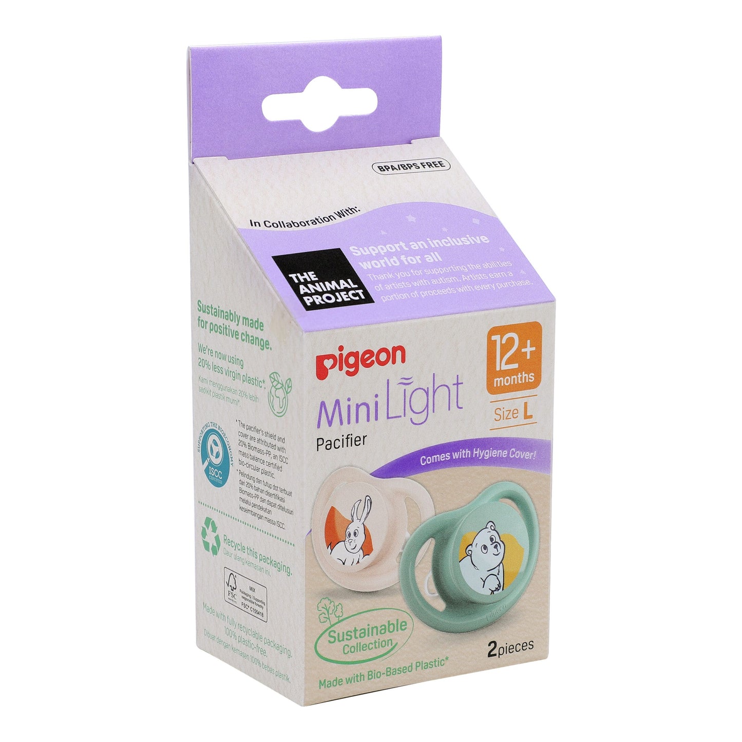 MiniLight Pacifier Sustainable Collection BPP (2pc) L