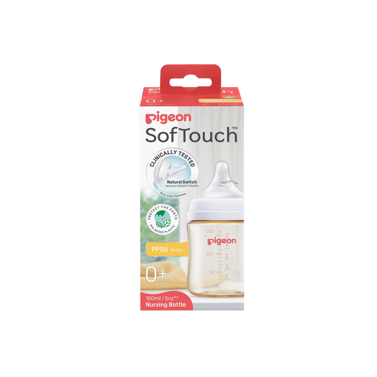 81273_SofTouch BPP Nursing Bottle PPSU 160ml Logo_Packaging_Front