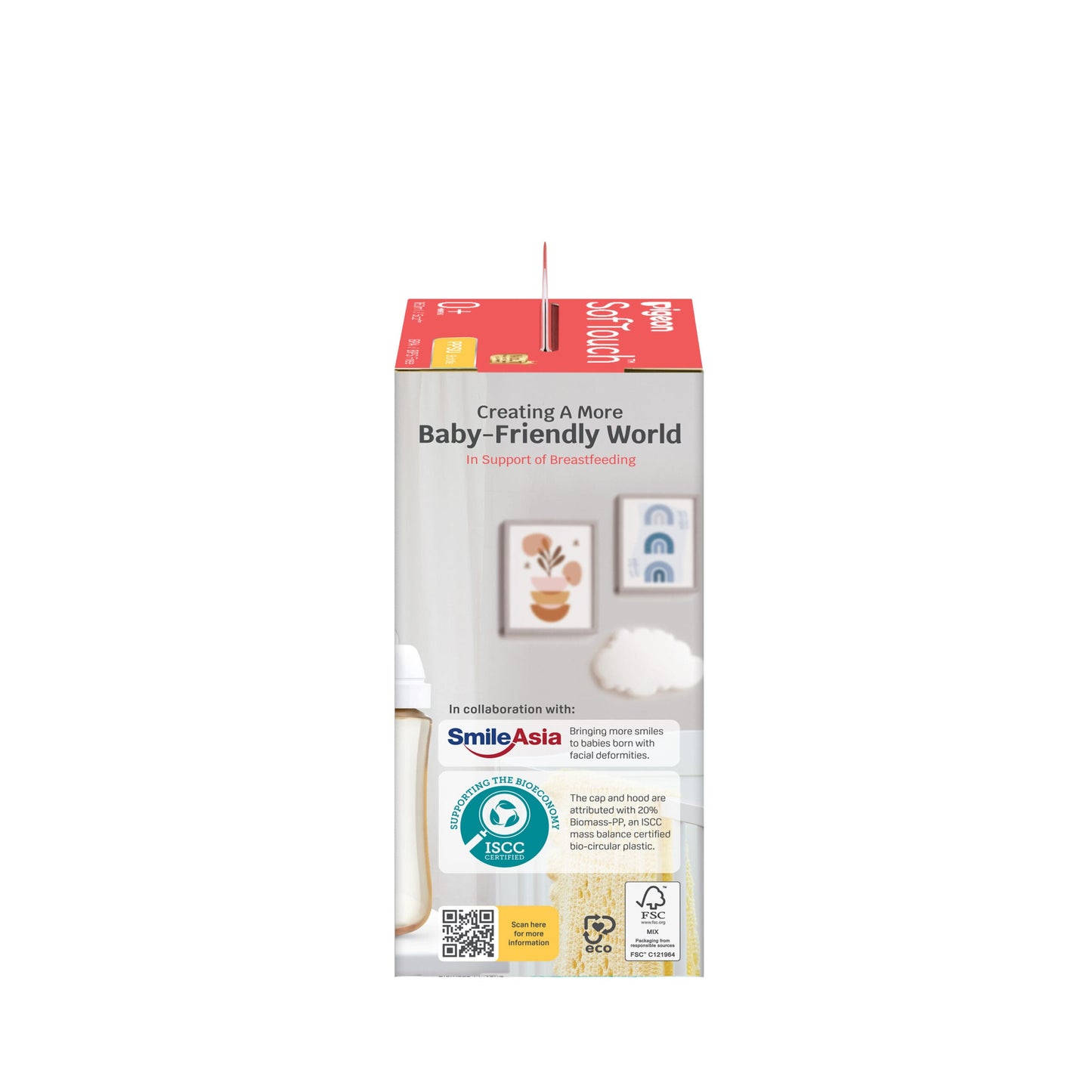 SofTouch™ BPP Nursing Bottle PPSU 160ml Logo