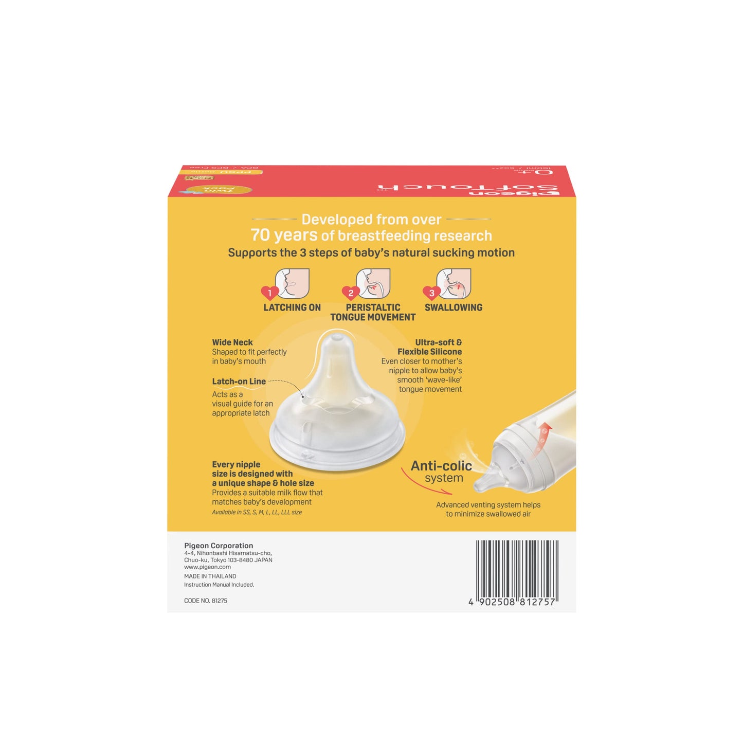 SofTouch™ BPP Nursing Bottle PPSU 160ml Logo Twin Pack