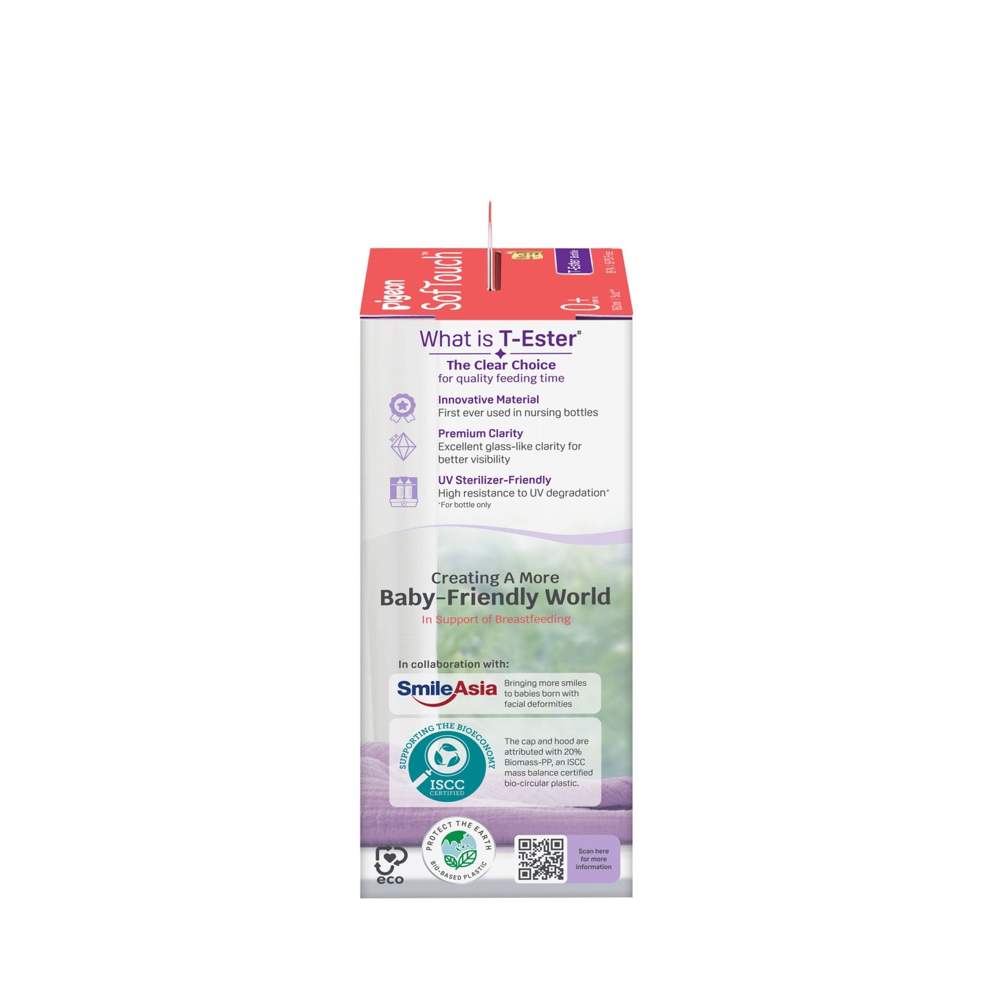 SofTouch™ BPP Nursing Bottle T-Ester 160ml Cloud