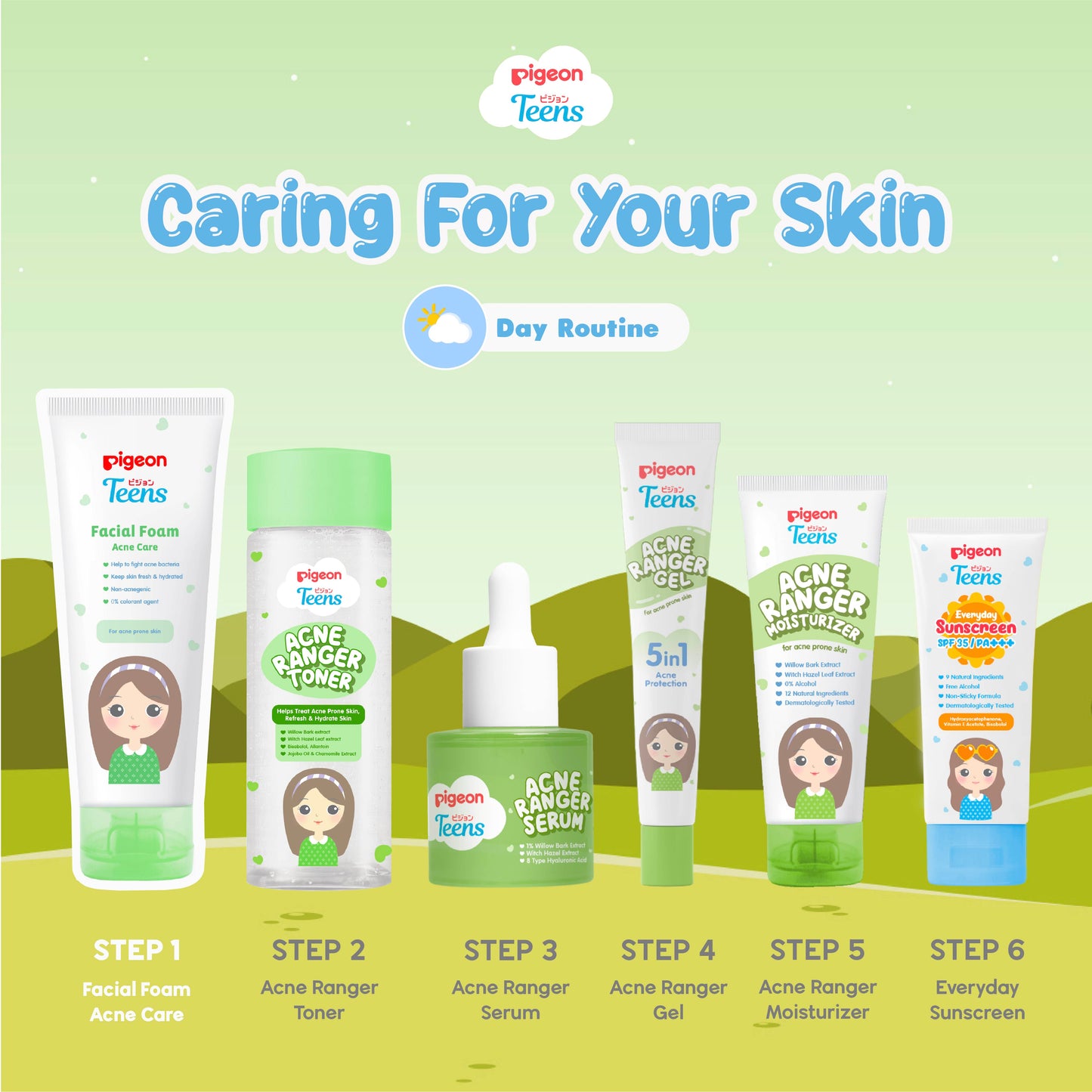 Pigeon Teens Facial Foam - Acne Care 100g