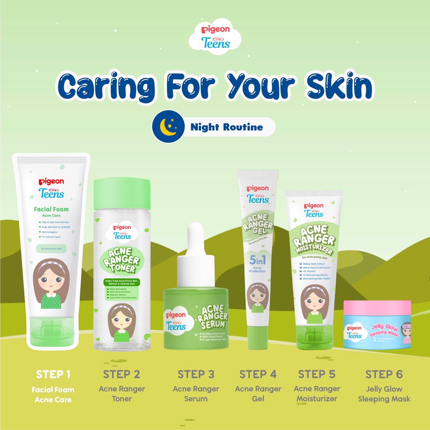 Pigeon Teens Facial Foam - Acne Care 100g