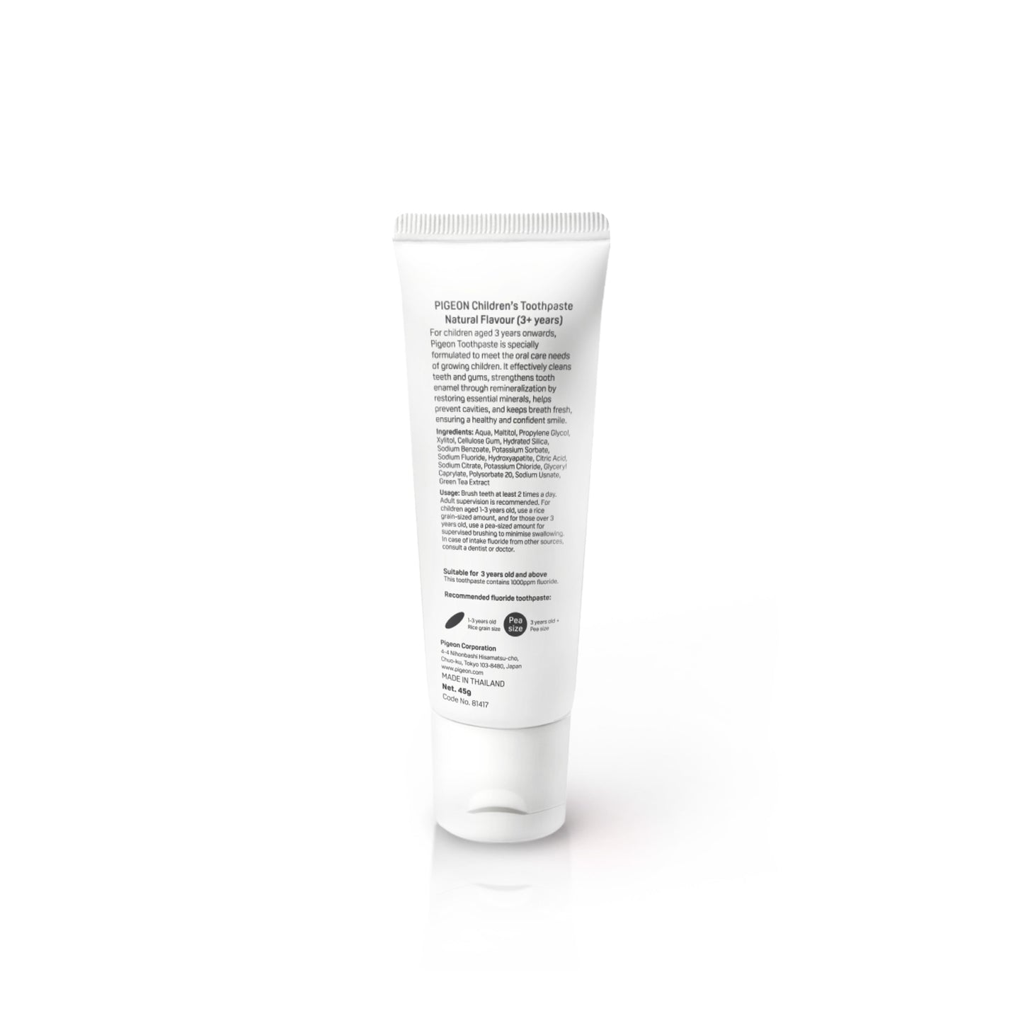 Children's Toothpaste For 3+Years - Natural Flavour