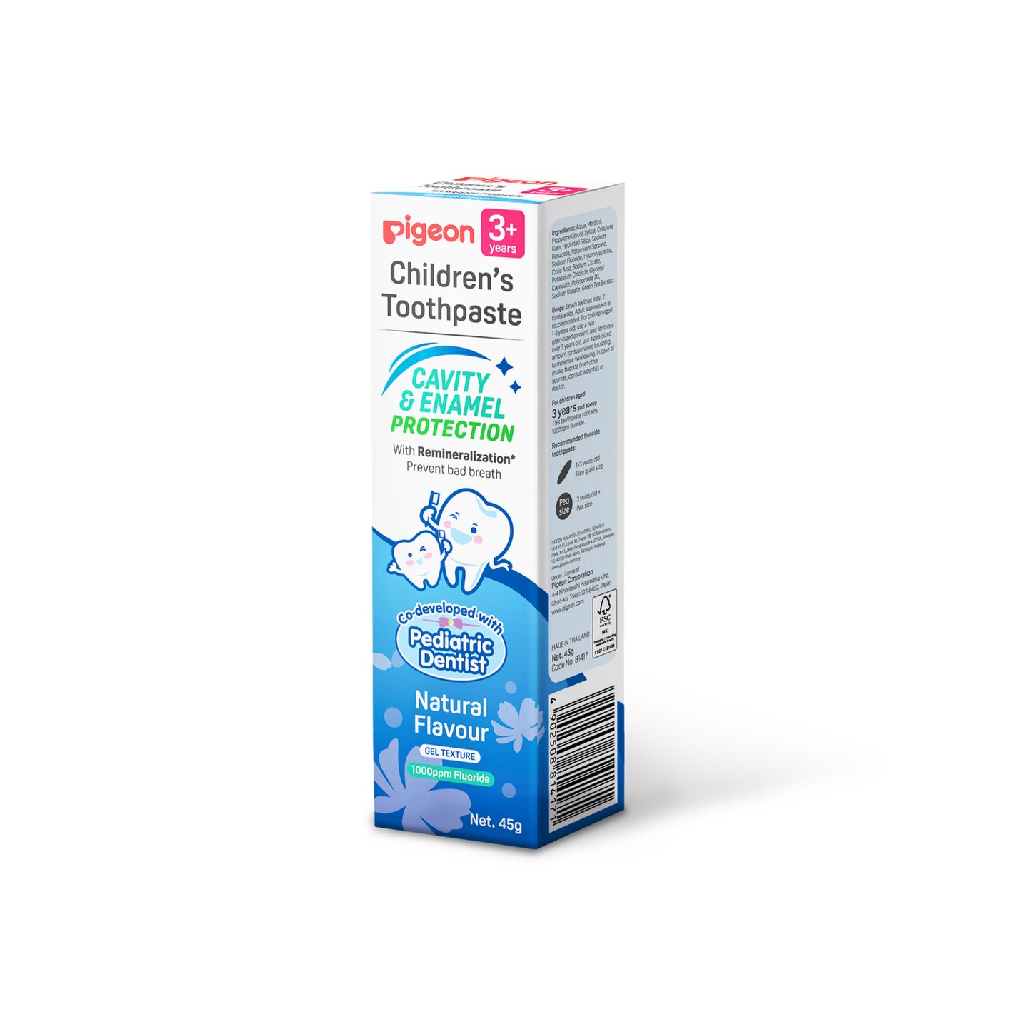 Children's Toothpaste For 3+Years - Natural Flavour