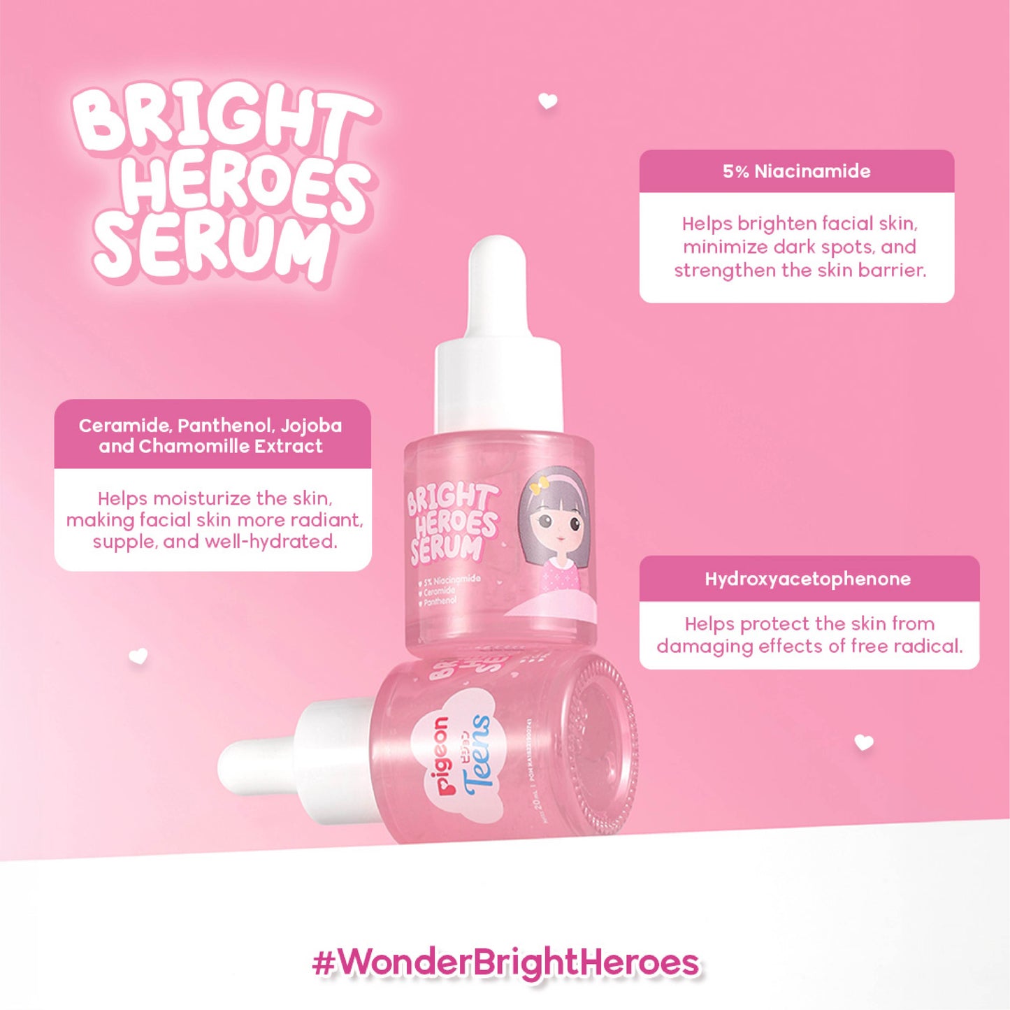 Pigeon Teens Bright Heroes Serum 20ml