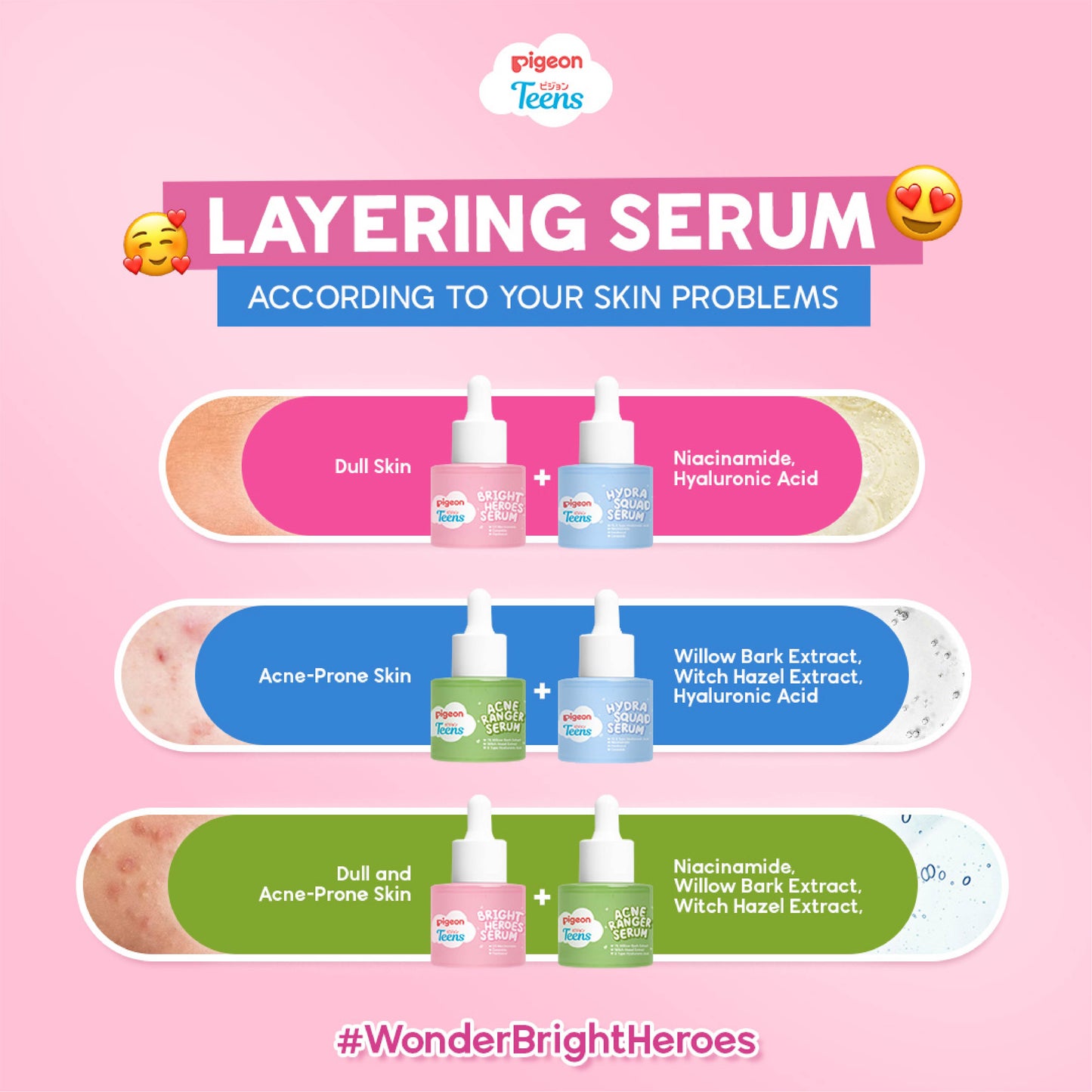 Pigeon Teens Bright Heroes Serum 20ml