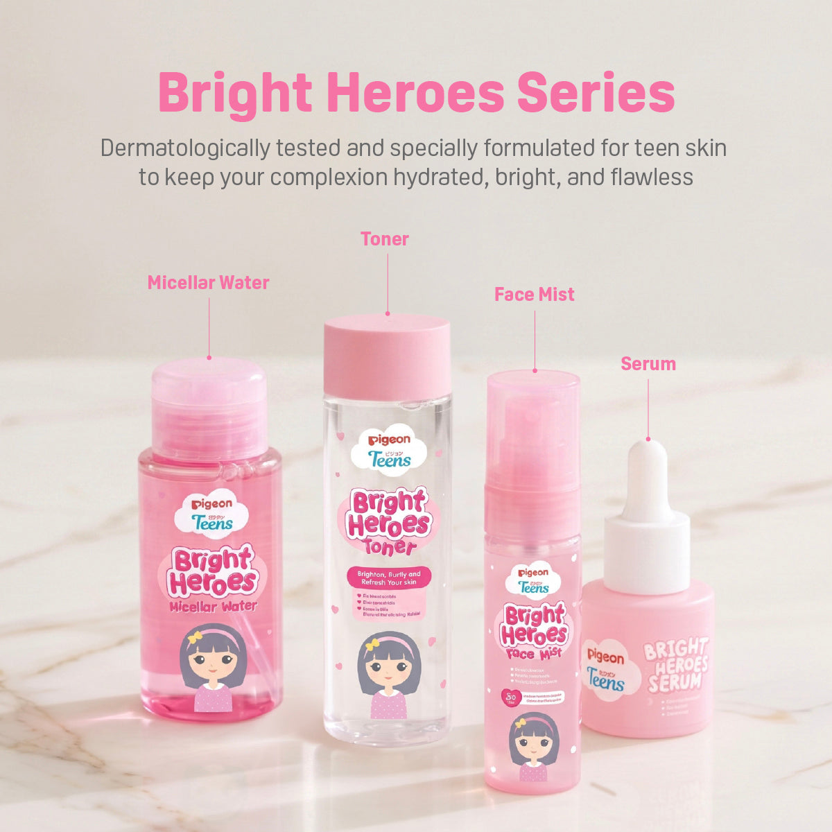 Pigeon Teens Bright Heroes Micellar Water 100ml