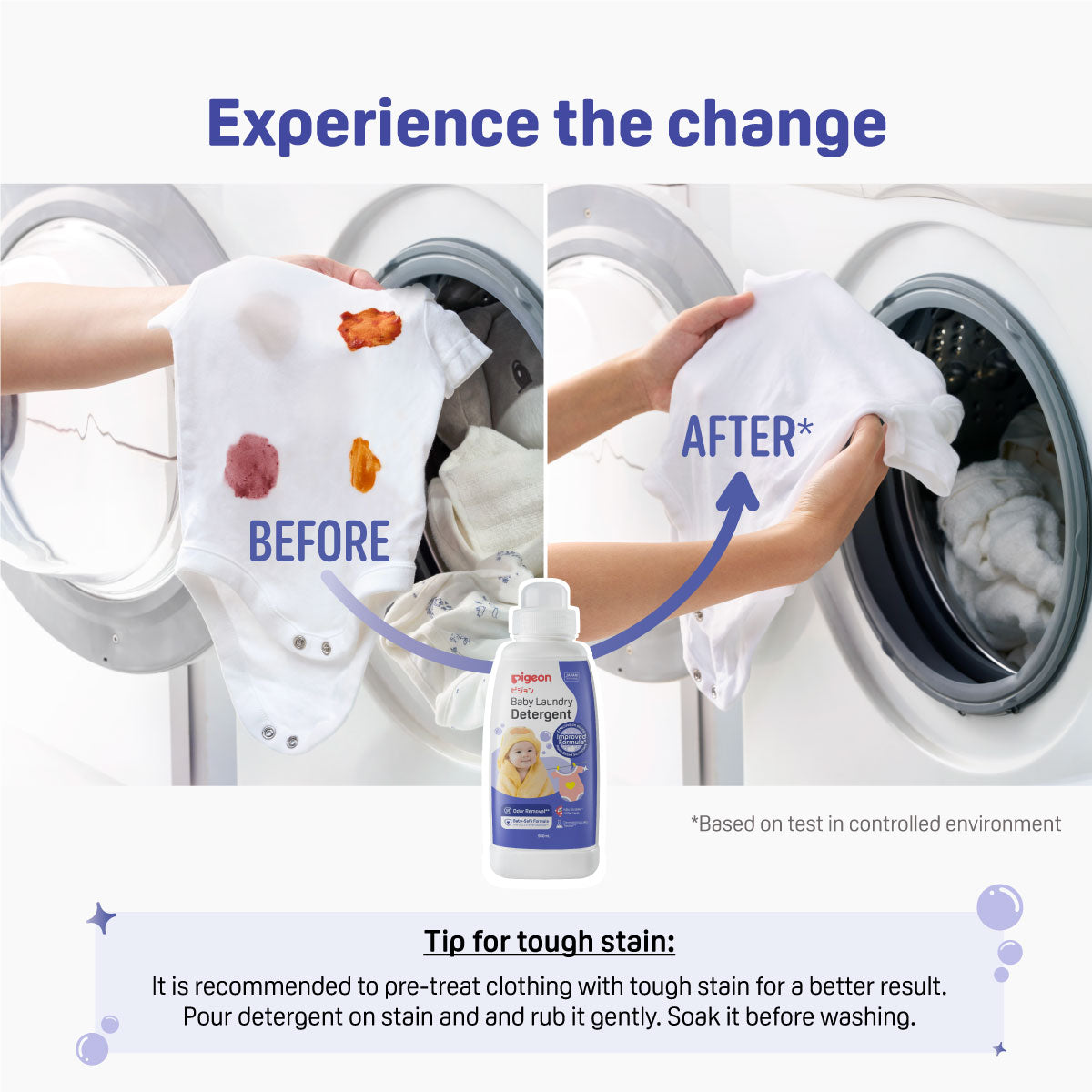 Baby Laundry before and after