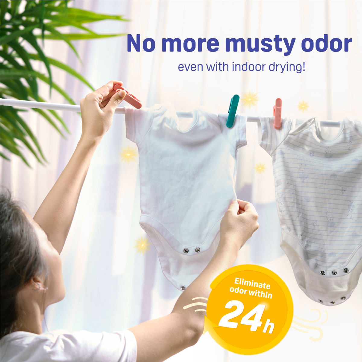 Baby Laundry Detergent Musty Odor Removal