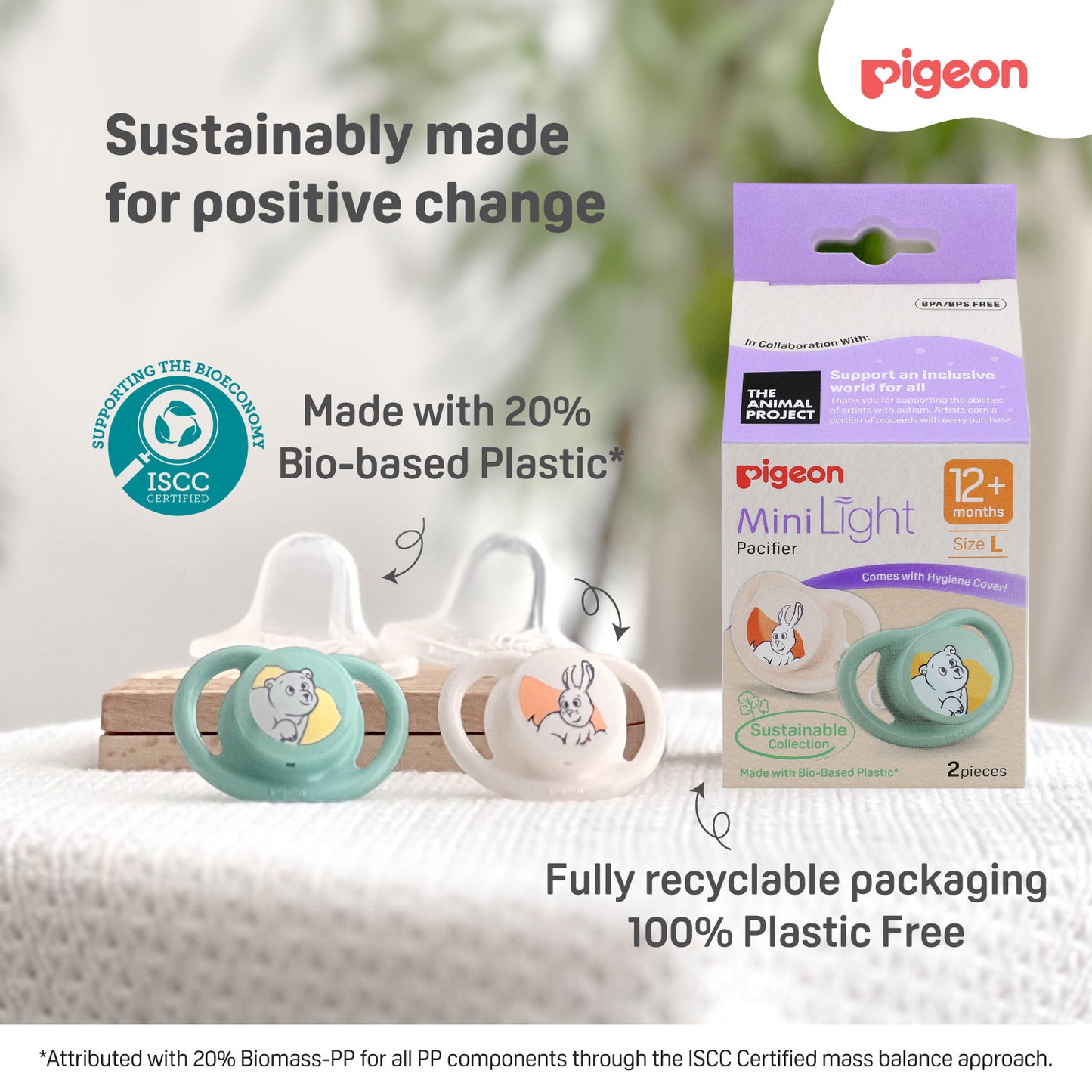 MiniLight Pacifier Sustainable Collection BPP (2pc) L