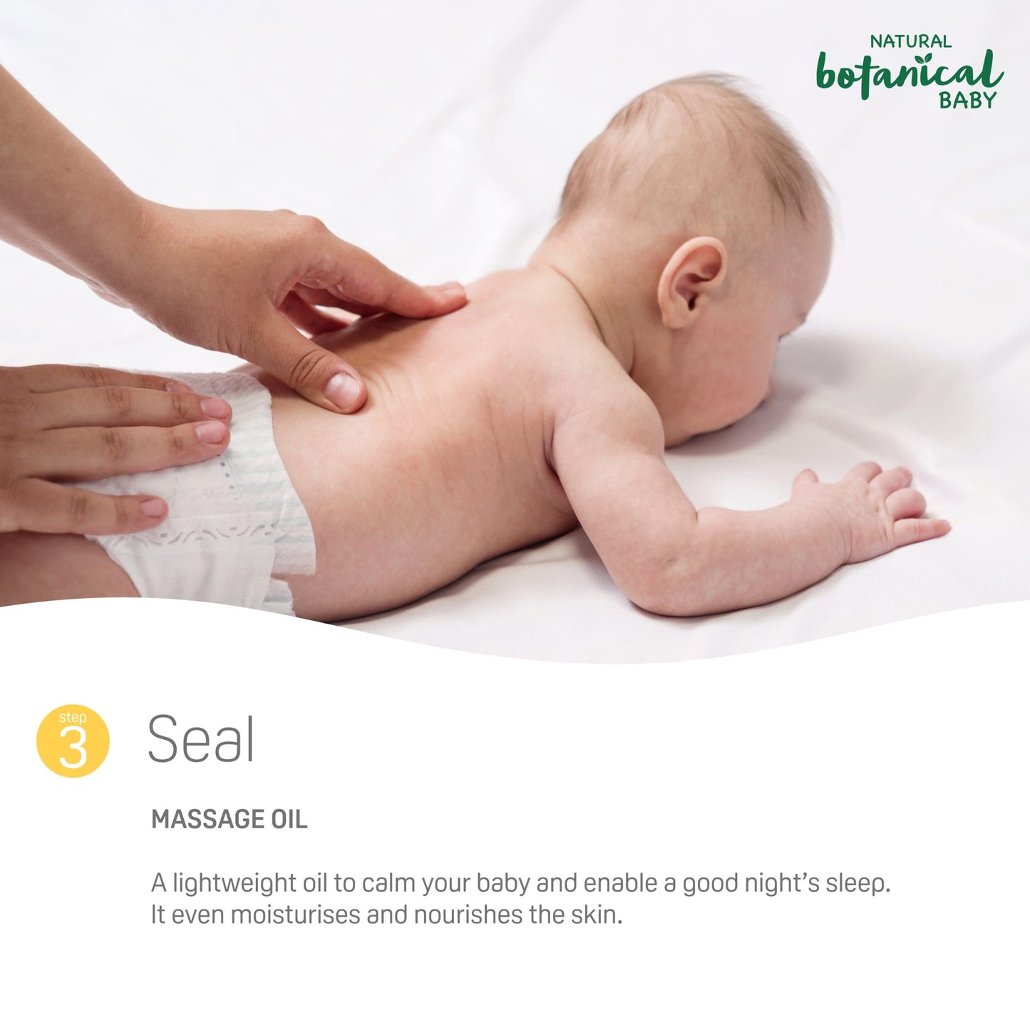 Natural Botanical Baby Massage Oil 120ml