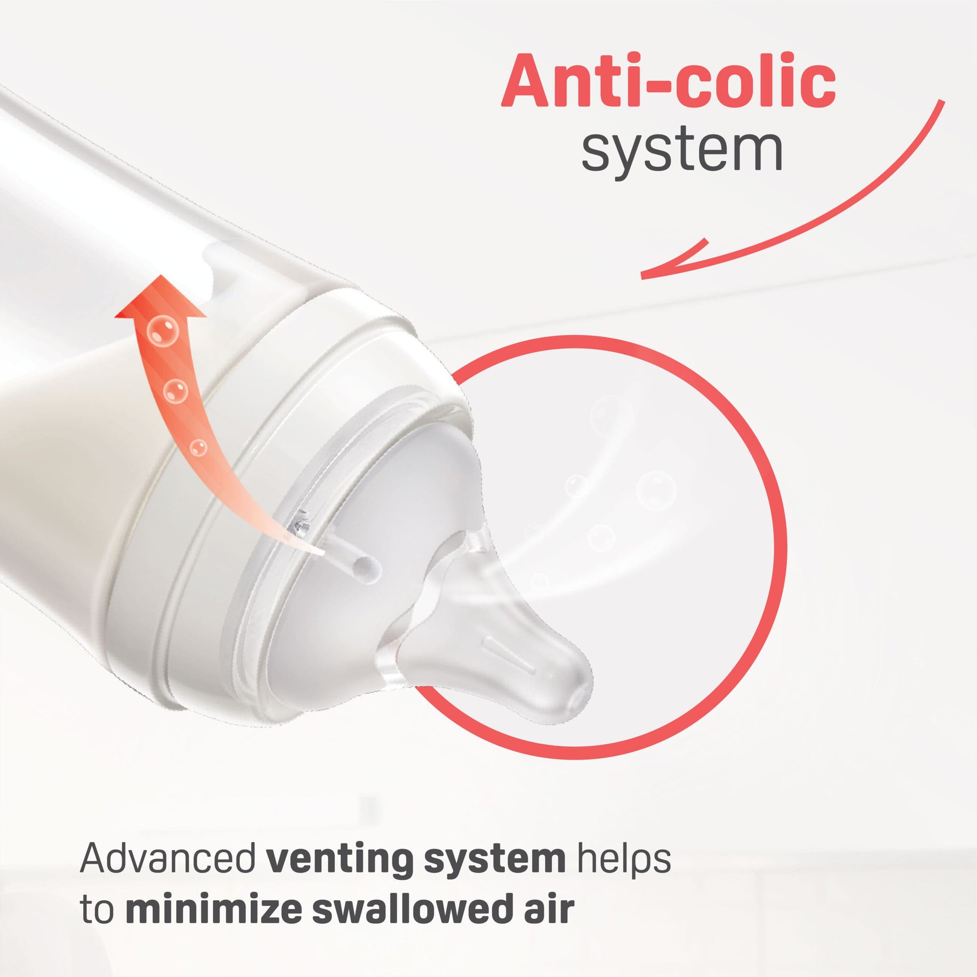 SofTouch™ Nursing Bottle_Anti colic