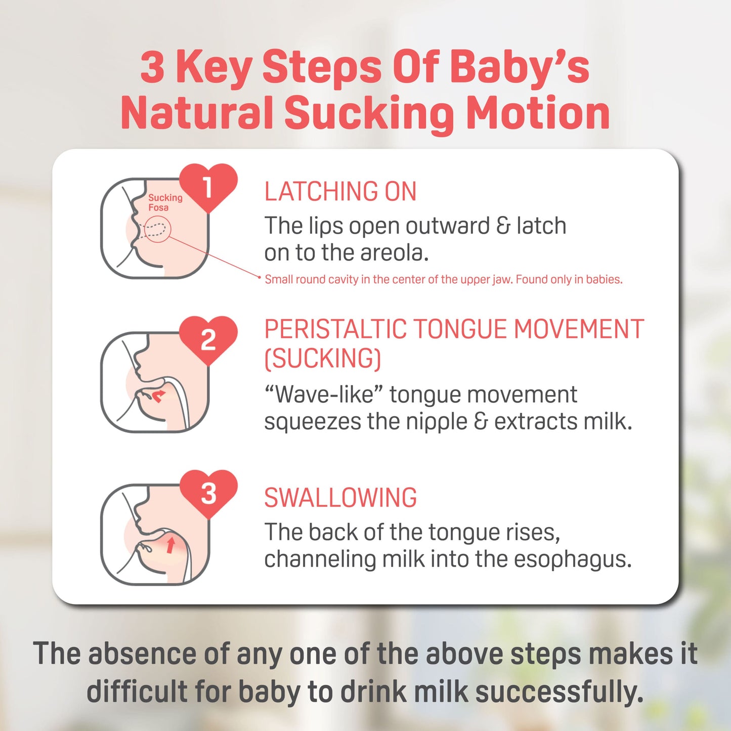 SofTouch™ Nursing Bottle_3 key steps