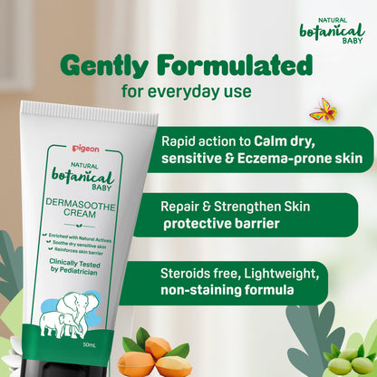 Natural Botanical Baby Dermasoothe Cream 50ml