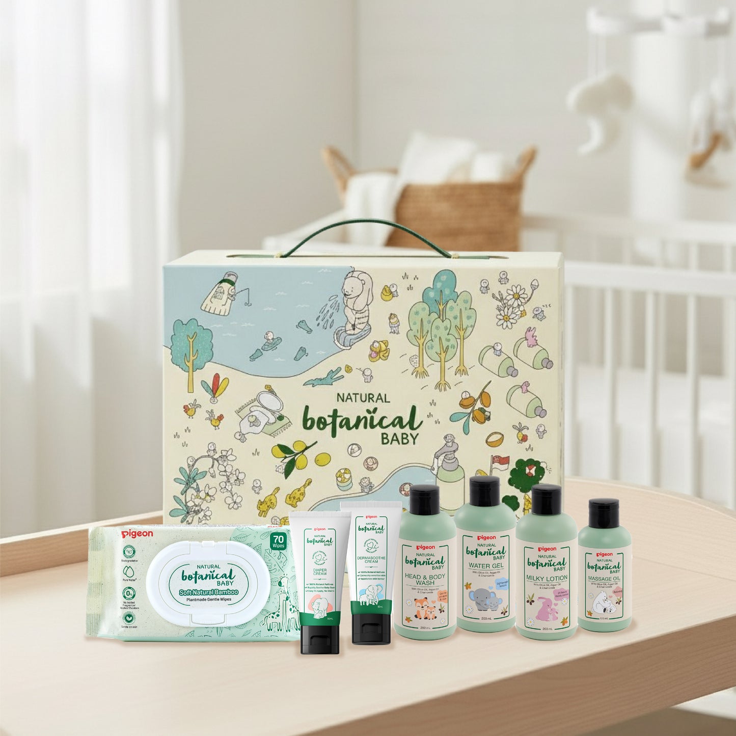 Pigeon Natural Botanical Skincare Set (SG Edition)