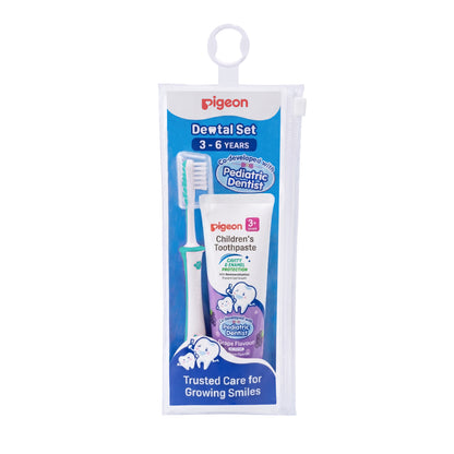 Children's Dental Set For 3+Years - Grape Flavour