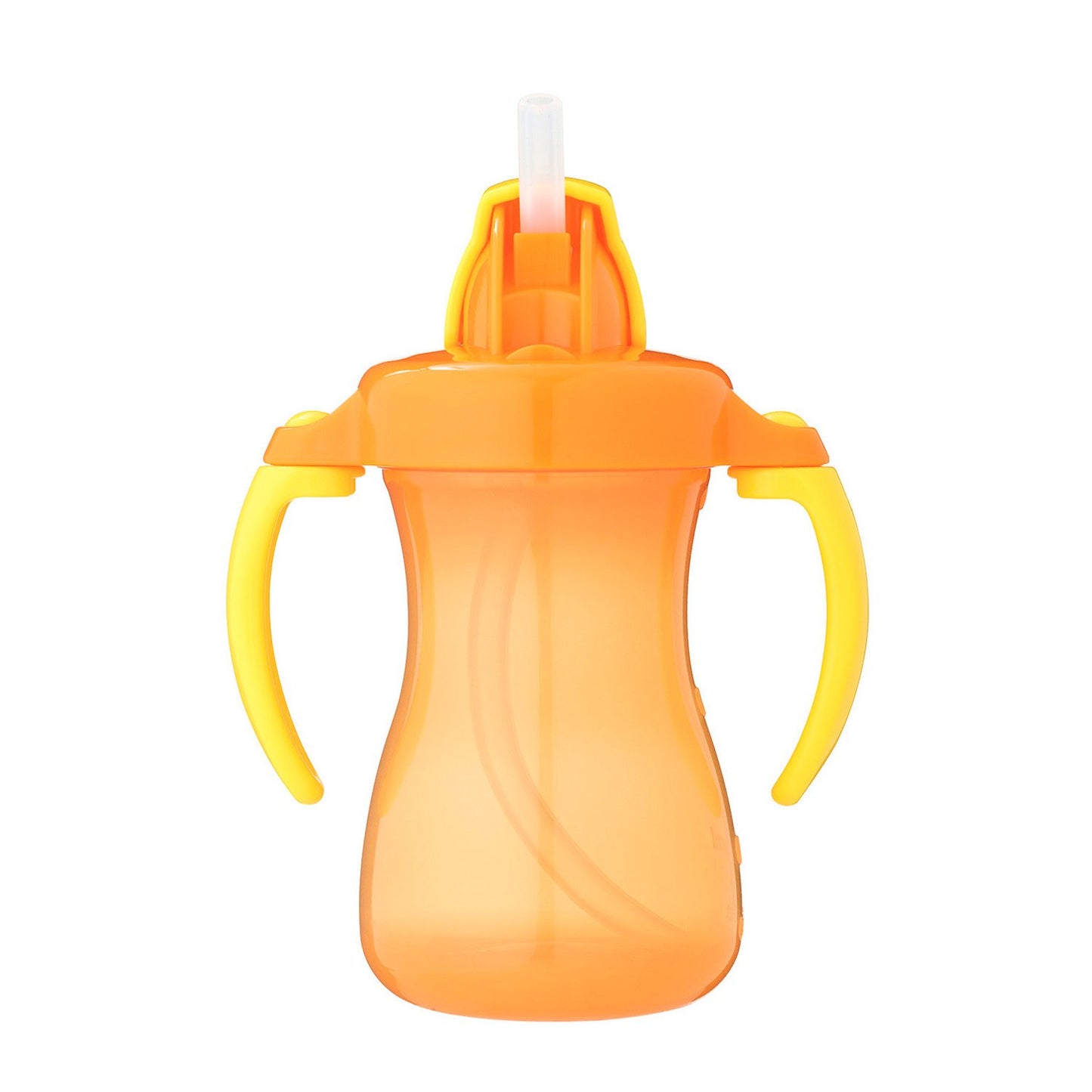 Petite Straw Bottle Orange 150ml