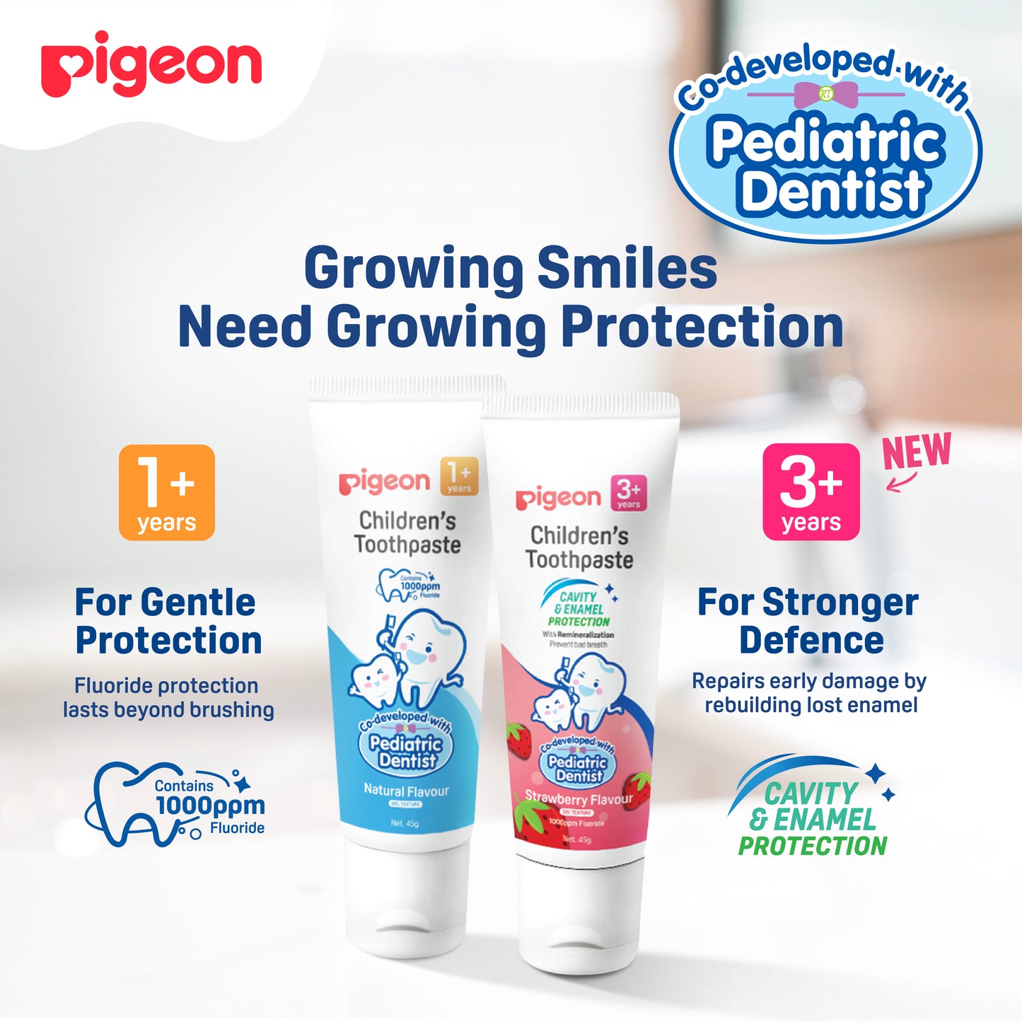 Children's Toothpaste For 3+Years - Strawberry Flavour