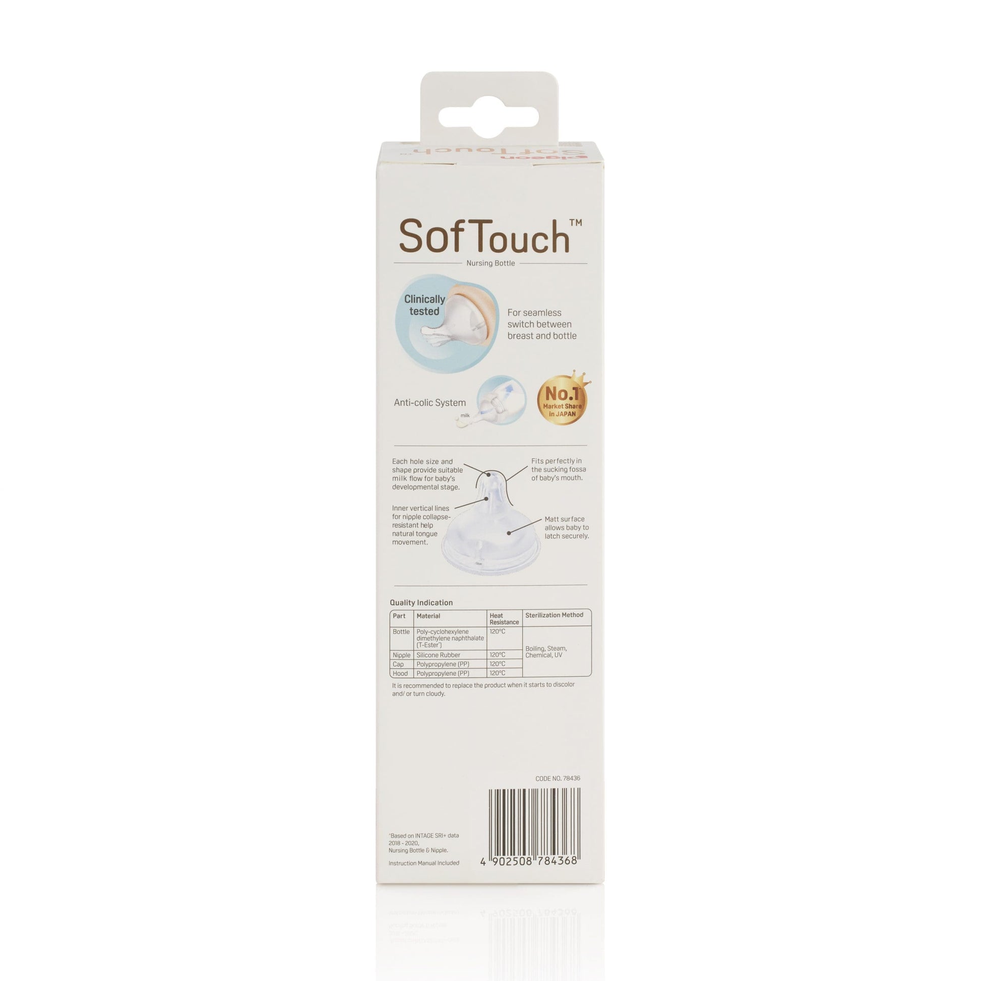 SofTouch™ T-Ester Nursing Bottle