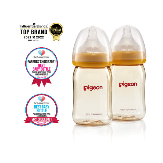 SofTouch™ Wide Neck PPSU Nursing Bottle Twin Pack 160ml (Outlet Return Stock)