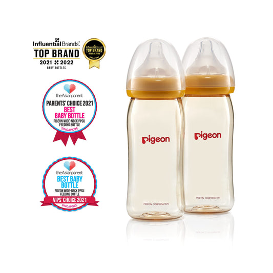 SofTouch™ Wide Neck PPSU Nursing Bottle Twin Pack 240ml (Outlet Return Stock)