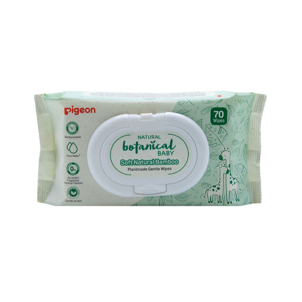 Pigeon Natural Botanical Plantmade Gentle Wipes 70s pack