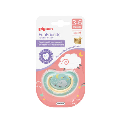 Pigeon FunFriends Pacifier Sheep Size M Packaging Front