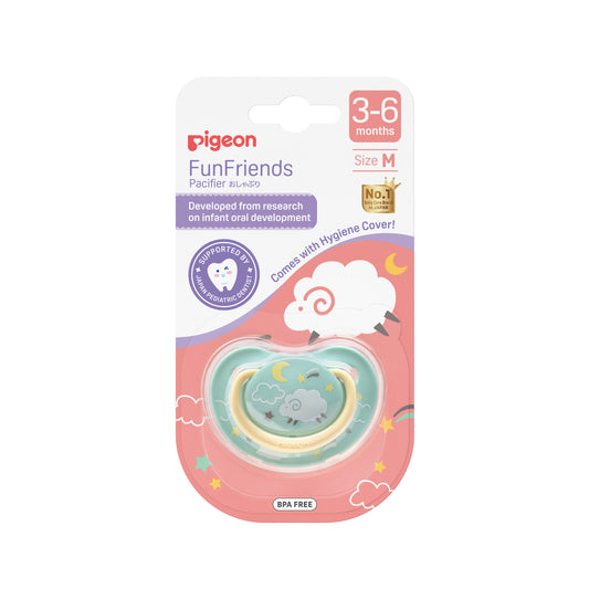 Pigeon FunFriends Pacifier Sheep Size M Packaging Front