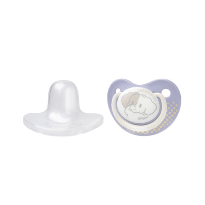 Pigeon FunFriends Pacifier Howapipi Size S with Hood