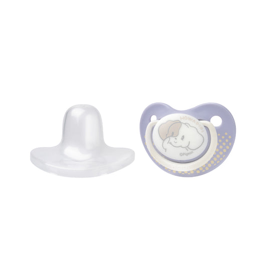 Pigeon FunFriends Pacifier Howapipi Size S with Hood