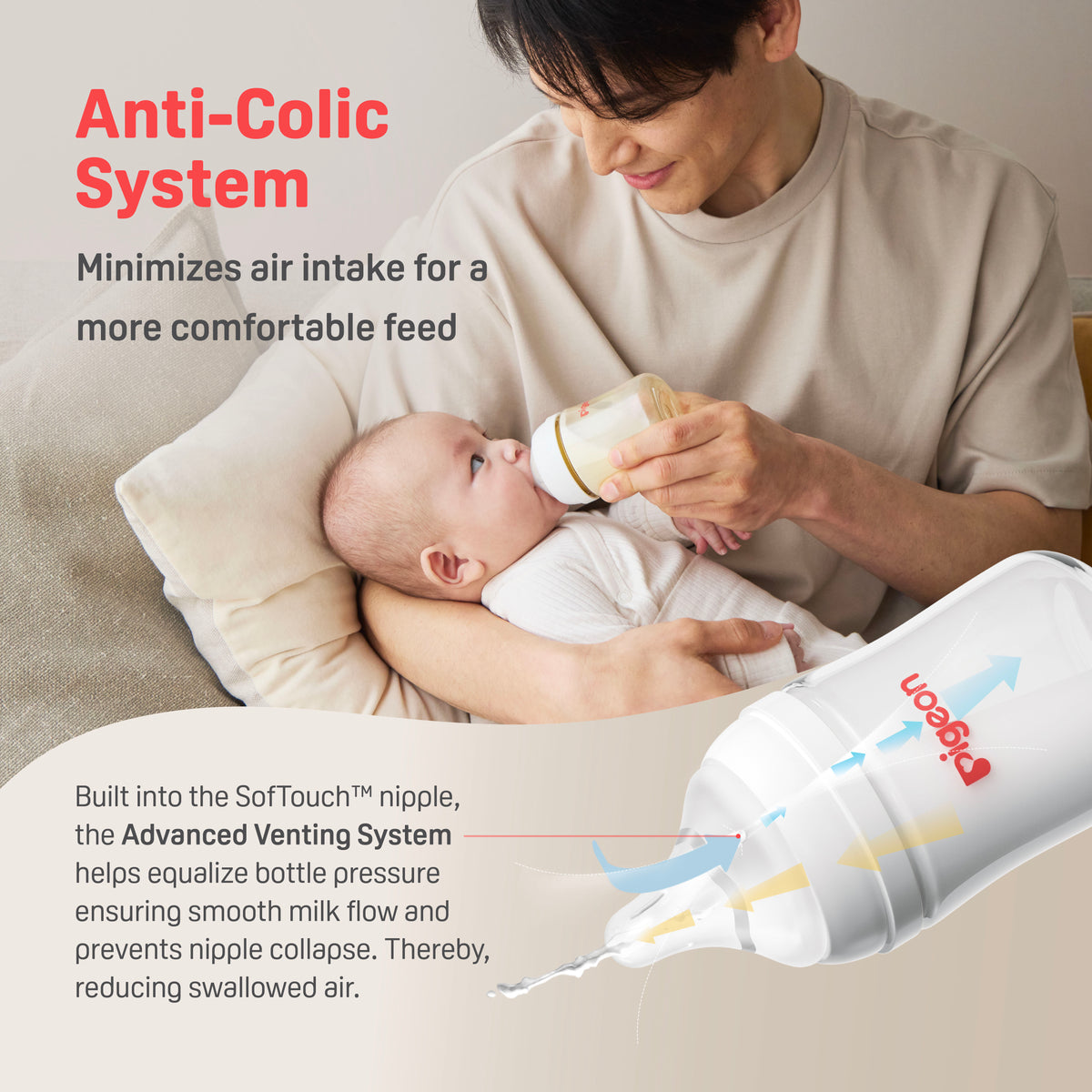 SofTouch™ BPP Nursing Bottle PPSU 80ml Logo