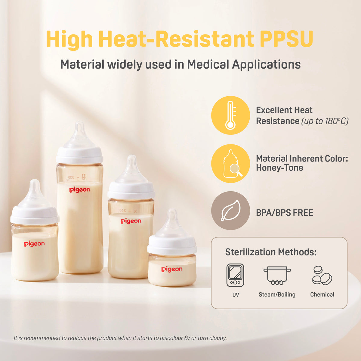 SofTouch™ BPP Nursing Bottle PPSU 80ml Logo