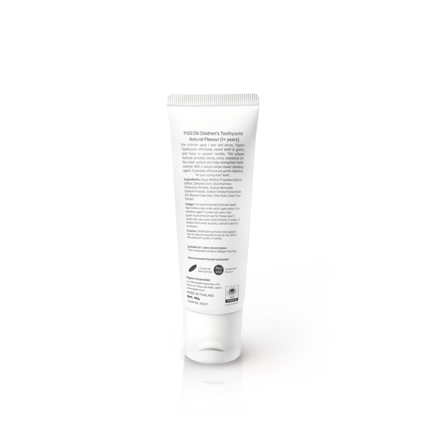 Children's Toothpaste For 1+Years - Natural Flavour