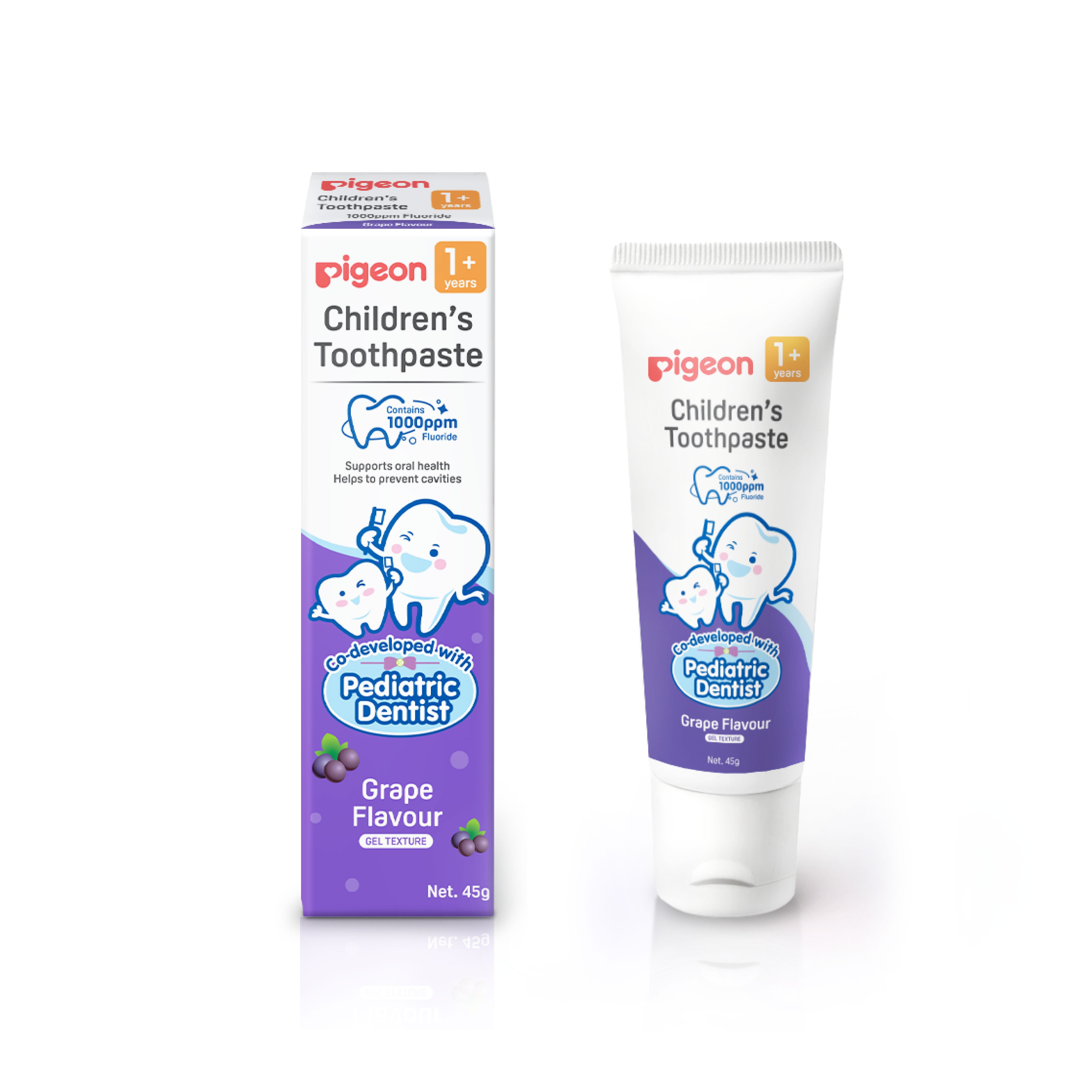 Toothpaste One Children's Toothpaste (1 Year+, Grape Flavour) | Pigeon Singapore