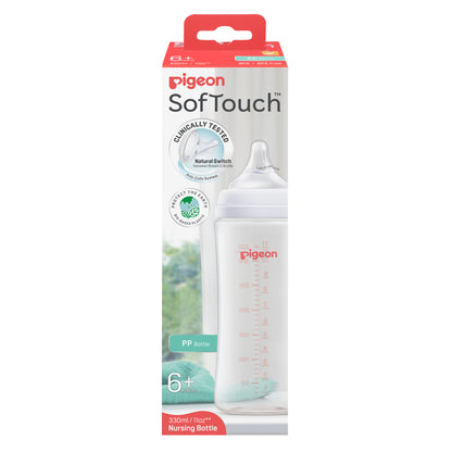 SofTouch™ BPP Nursing Bottle PP 330ml Logo