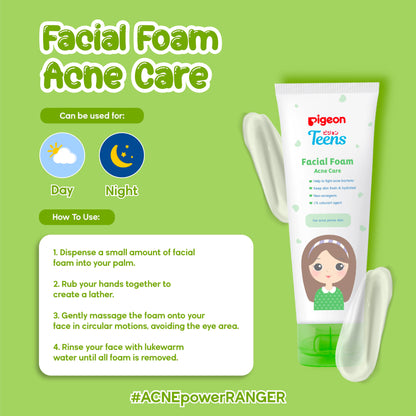 Pigeon Teens Facial Foam - Acne Care 100g
